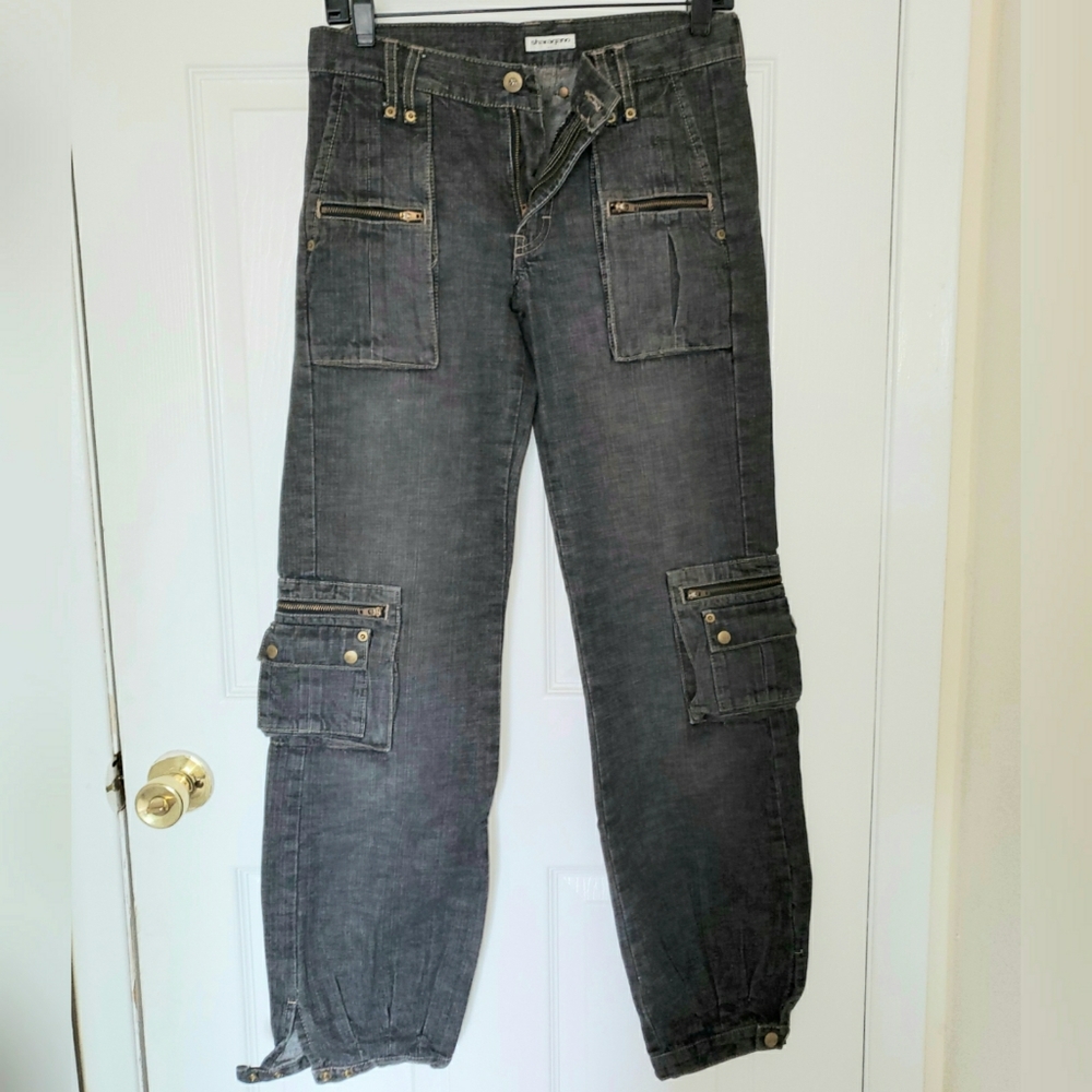 Designer Sharagano cargo jeans